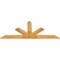 Ekena Millwork Saratoga Rough Sawn Timber Gable Bracket, Western Red Cedar, 84"W x 35"H x 2"D x 6"F, 10/12 Pitch GBW084X35X0206SAR00RWR - alternate 5